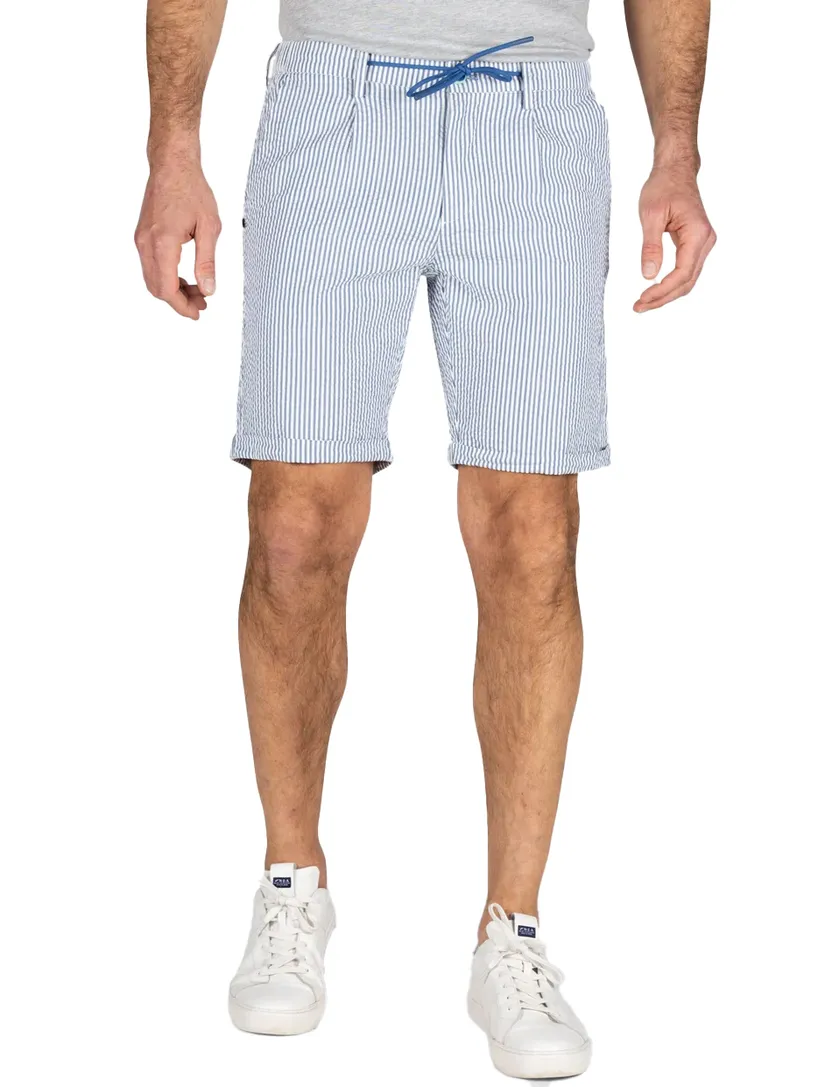korte broek New Zealand blauw katoen