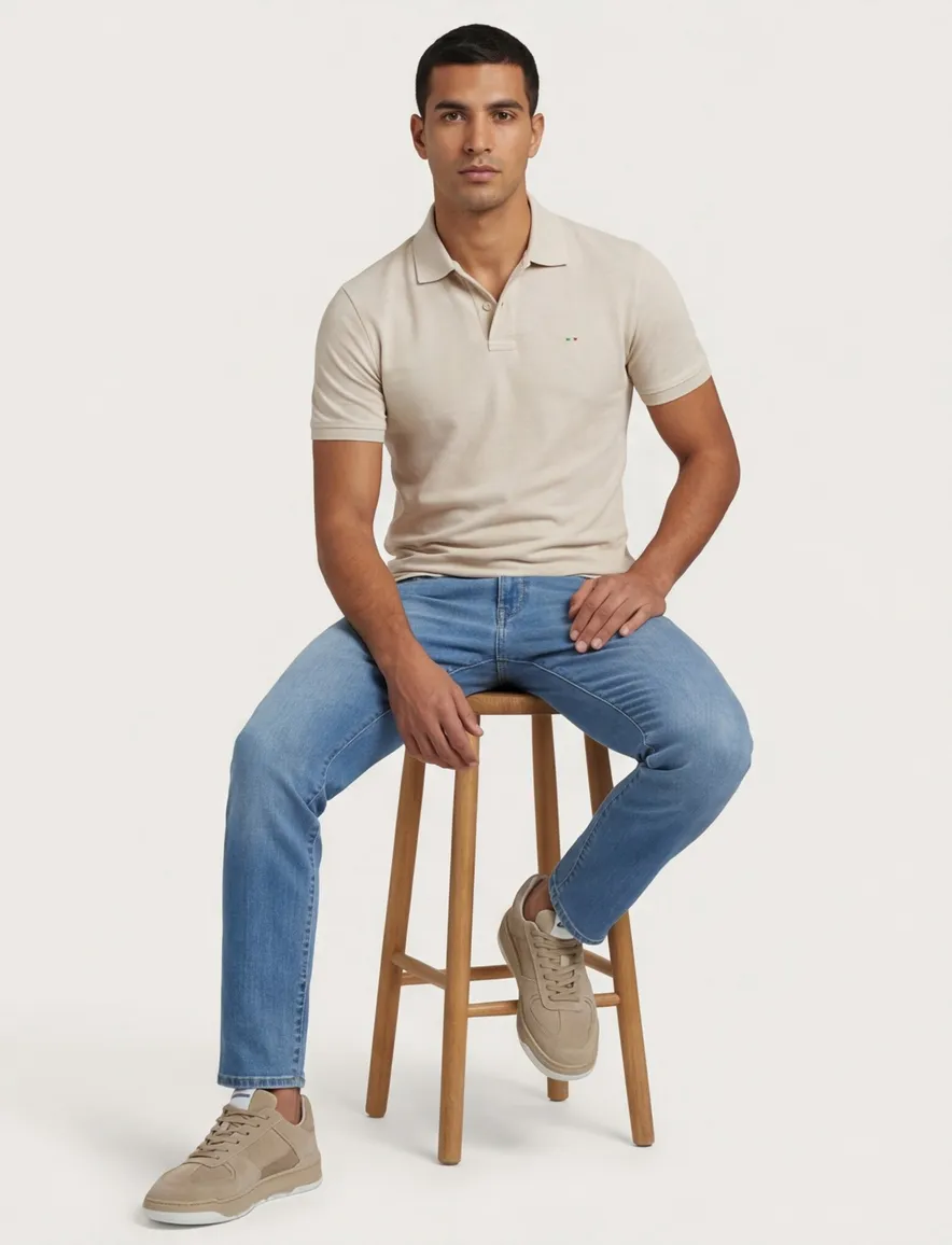 Portofino Fang polo beige