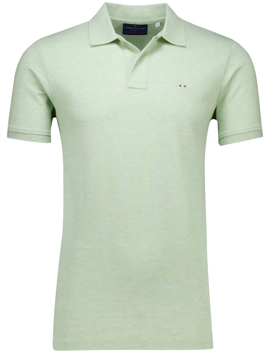 Portofino polo licht groen katoen