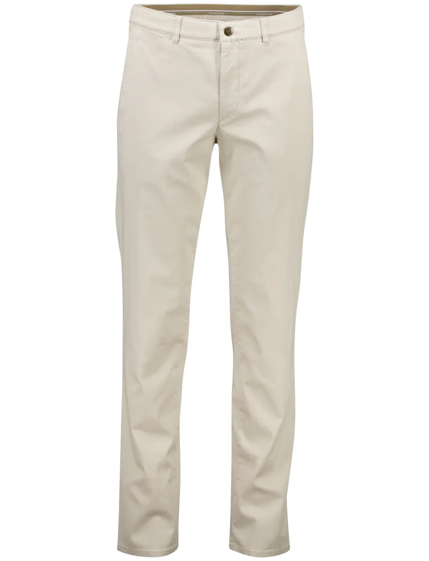 Com4 Pantalon chino beige katoen