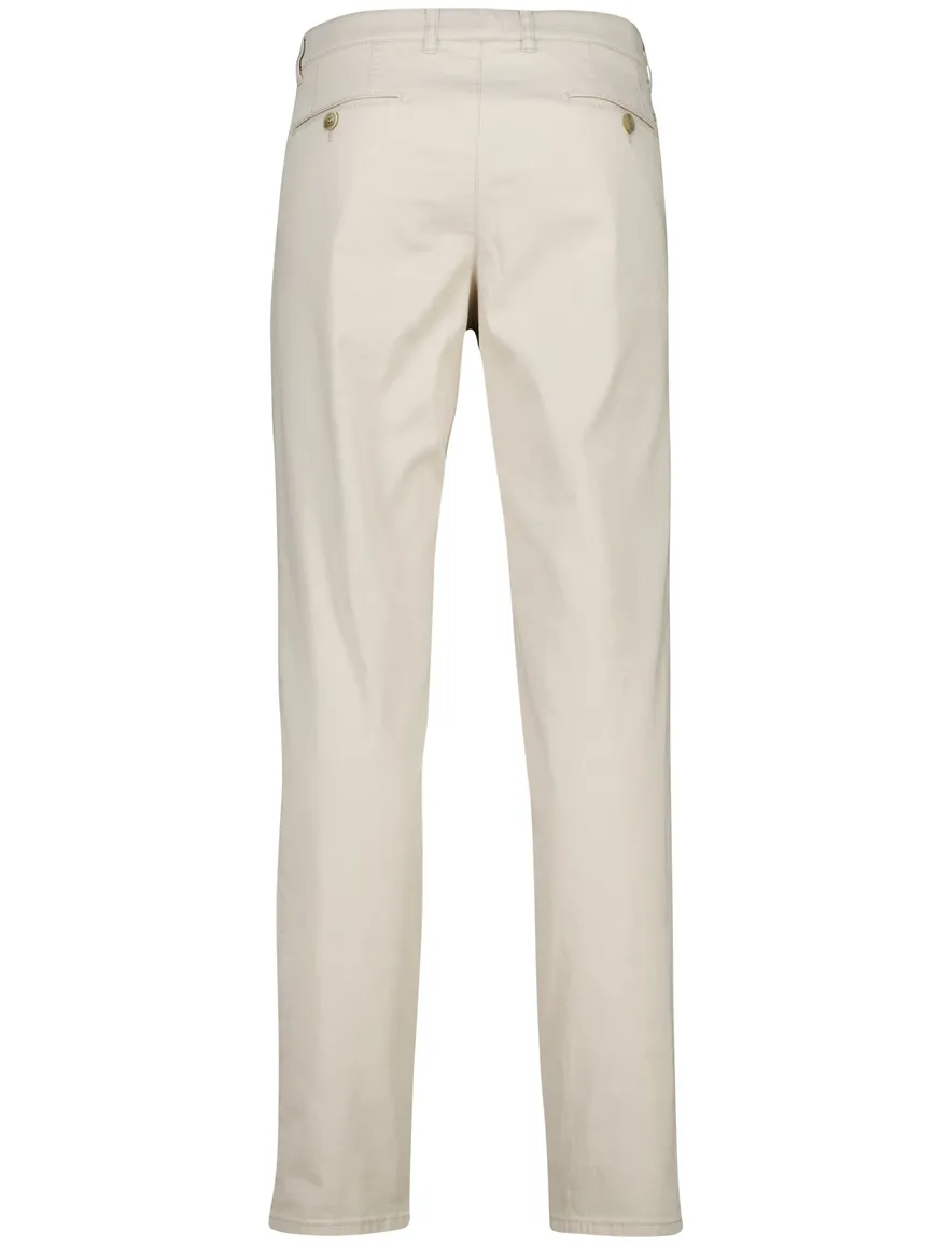 Com4 Pantalon chino beige katoen