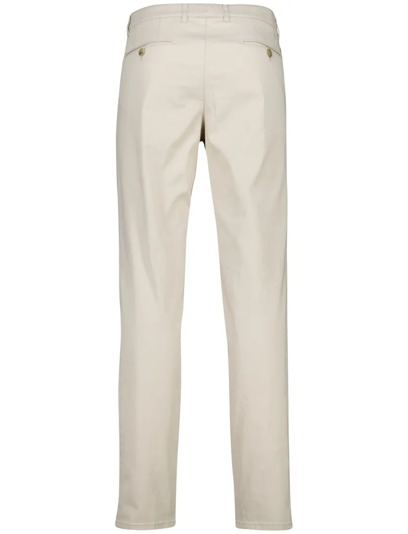 Pantalon Com4 chino beige katoen
