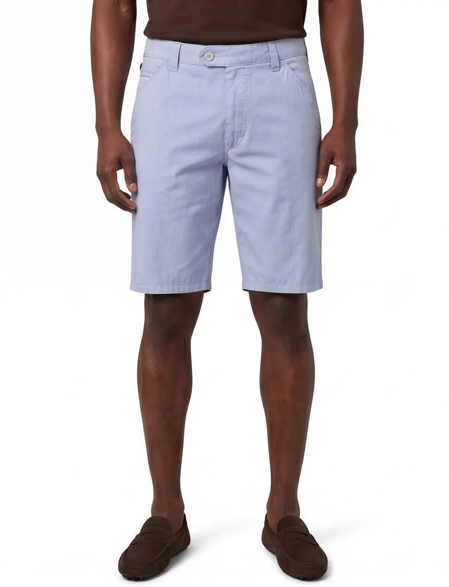 Meyer bermuda lichtblauw print