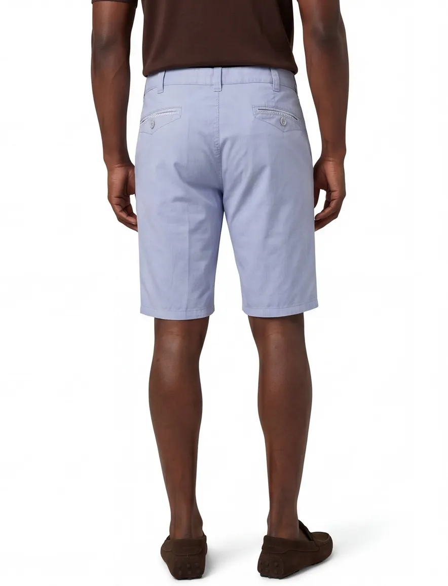 Meyer bermuda lichtblauw print