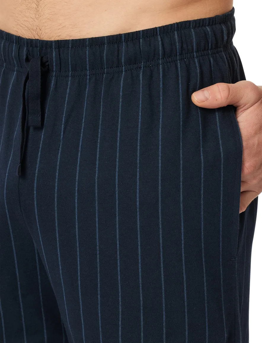 Schiesser pyjamabroek nachtblauw gestreept