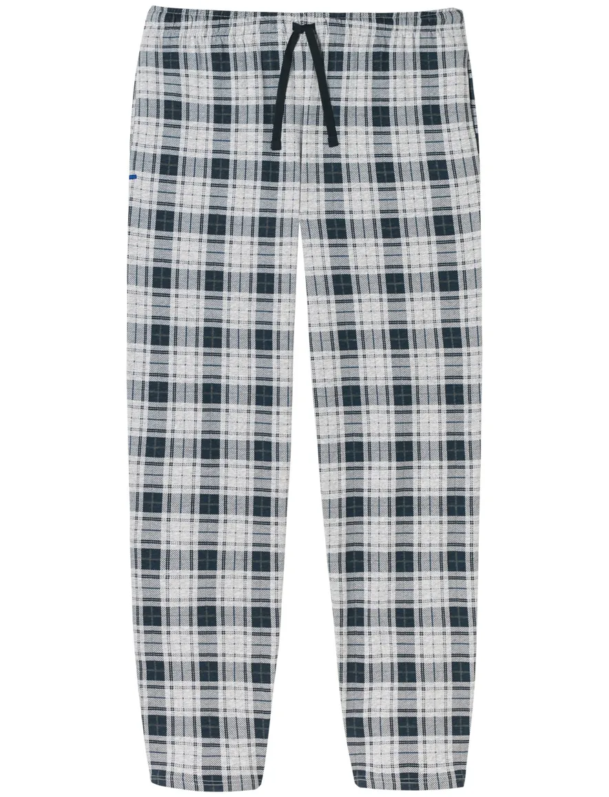 Schiesser pyjamabroek donkerblauw wit