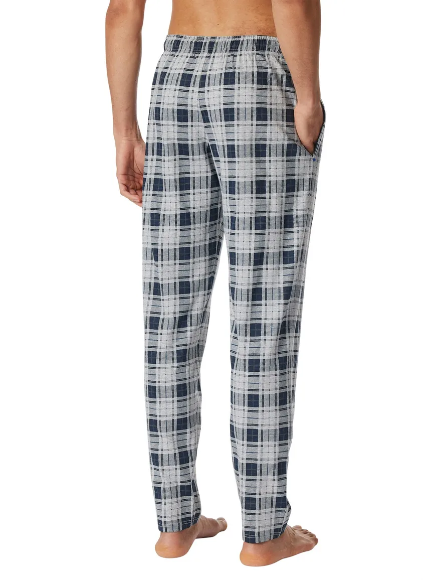 Schiesser pyjamabroek donkerblauw wit