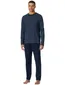 admiraal blauwe Schiesser pyjama gestreept