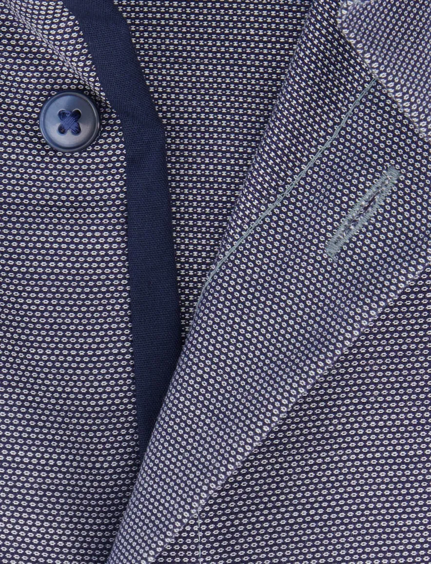 Olymp modern fit overhemd strijkvrij donkerblauw