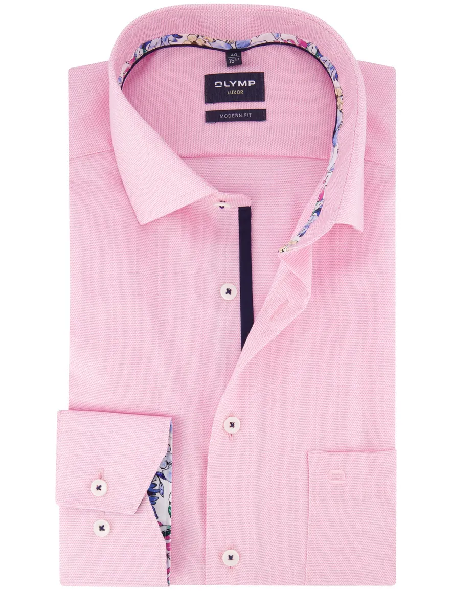 Olymp overhemd roze Modern Fit