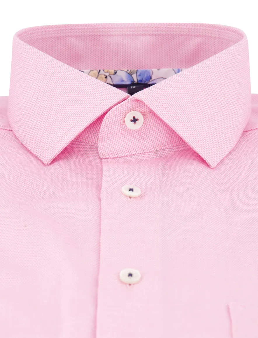 Olymp overhemd roze Modern Fit gemêleerd