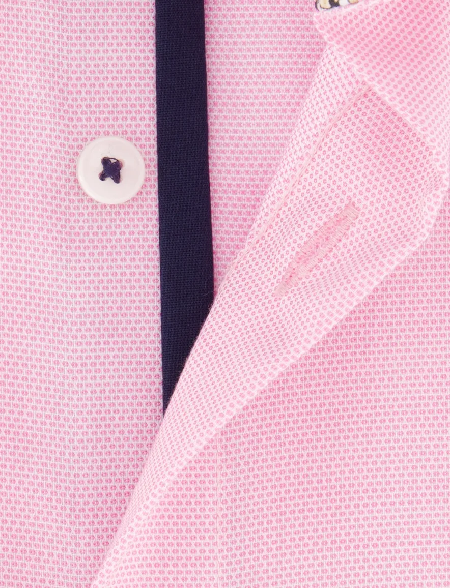 Olymp overhemd roze Modern Fit gemêleerd