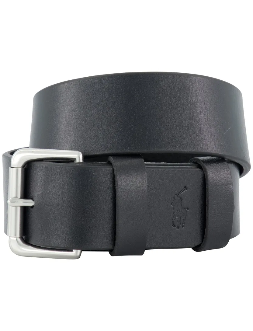 Polo Ralph Lauren riem zwart leer