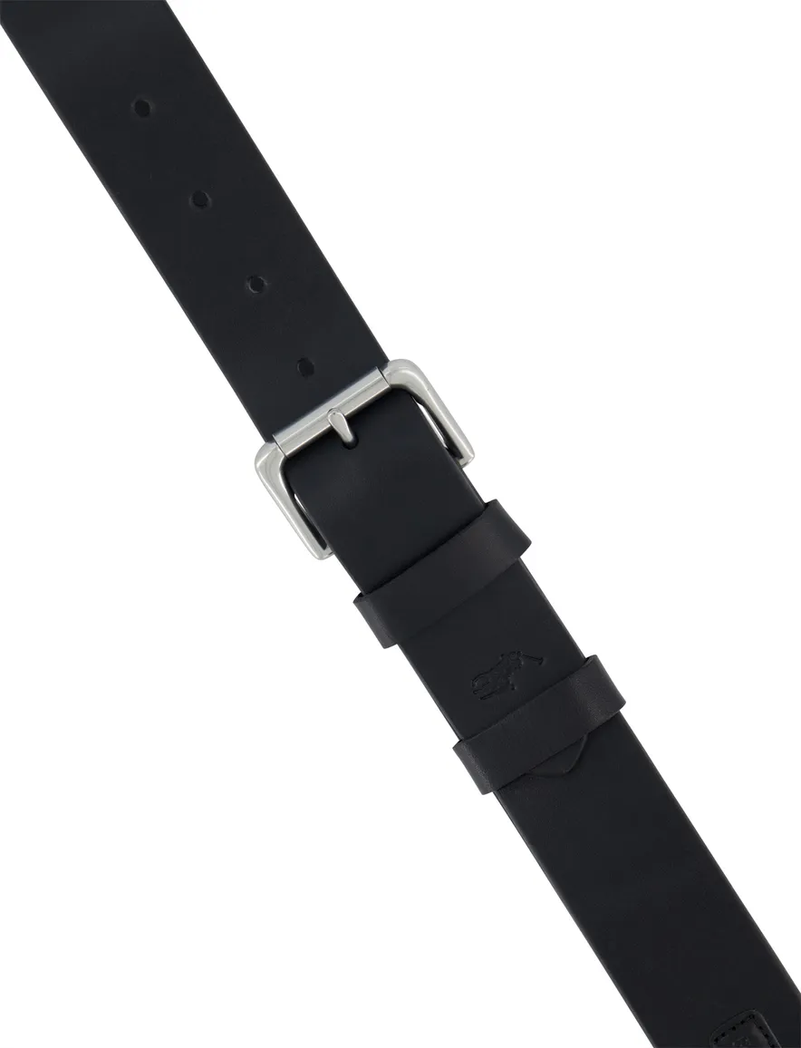 Polo Ralph Lauren riem zwart effen