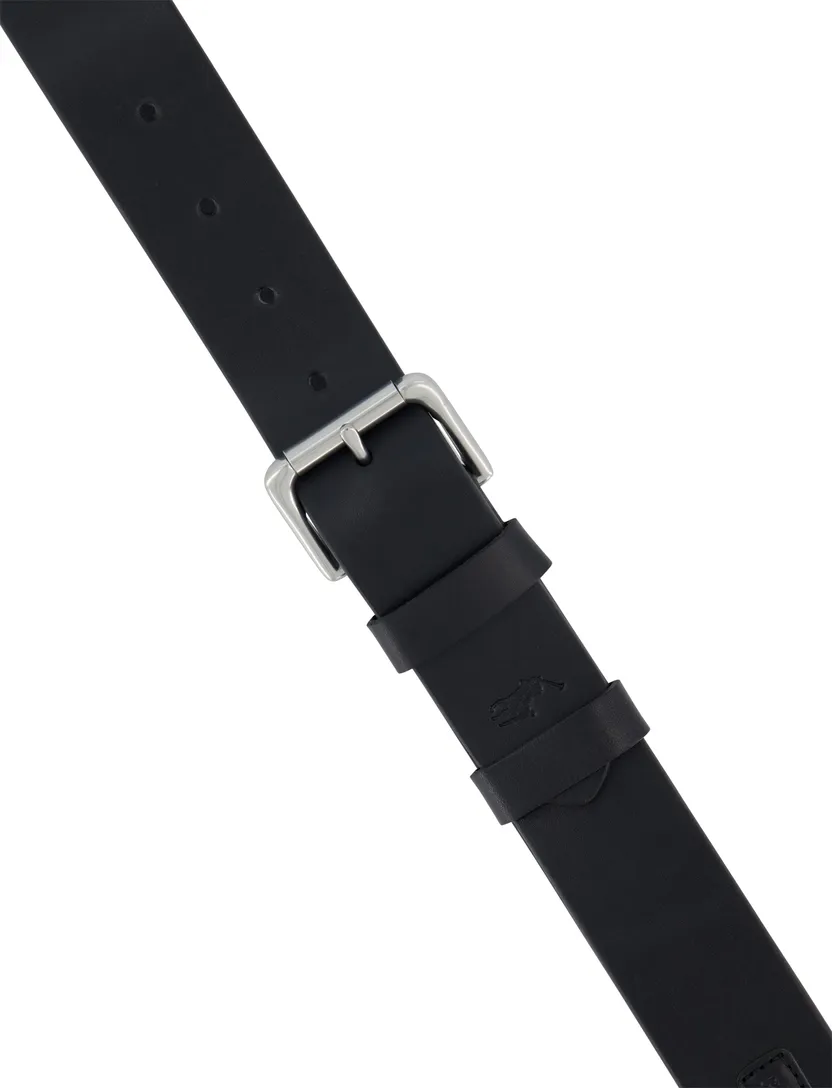 Polo Ralph Lauren riem zwart leer