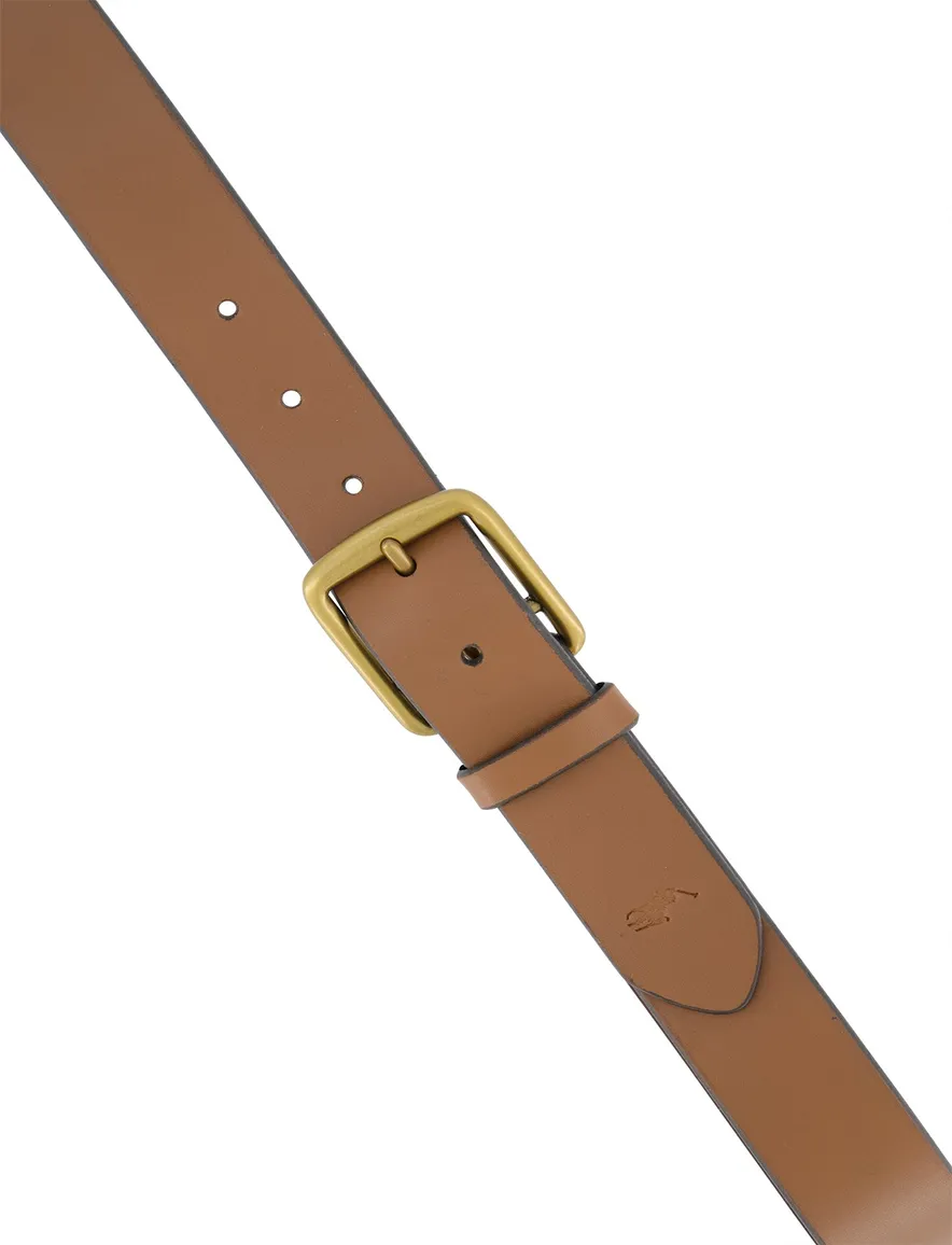 Polo Ralph Lauren riem bruin leer
