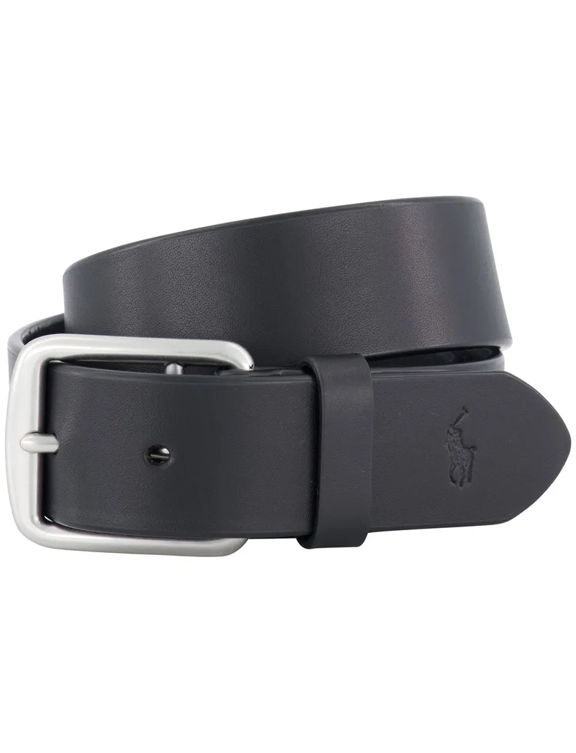 Polo Ralph Lauren riem zwart leer