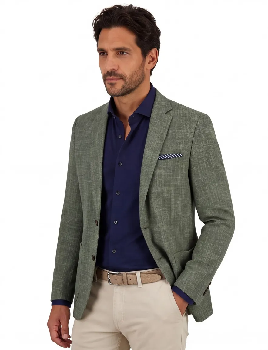 Groen Portofino colbert