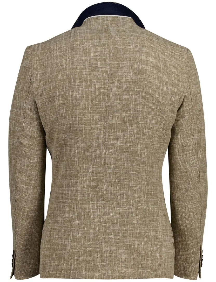 Portofino Leek jacket drop camel normale fit