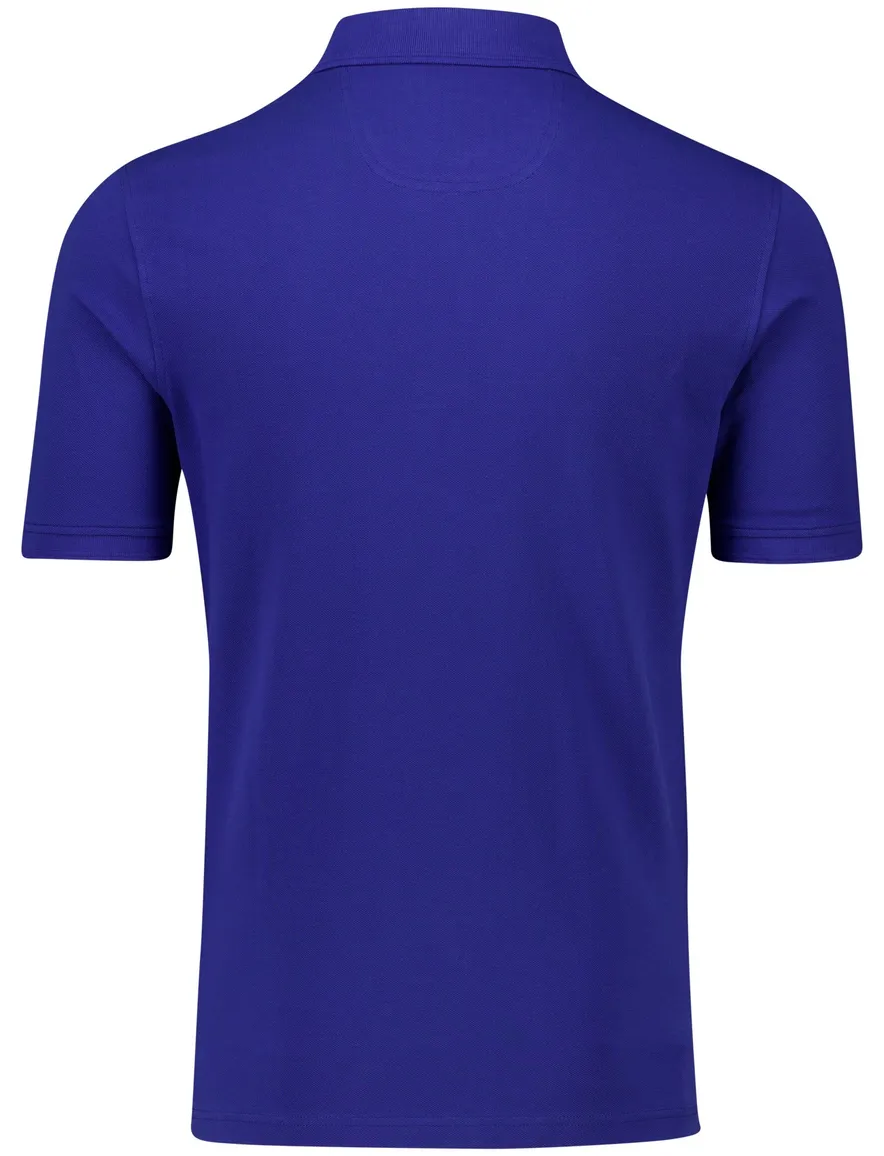 Brax polo blauw katoen