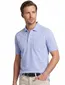 Brax polo lichtblauw effen normale fit pique
