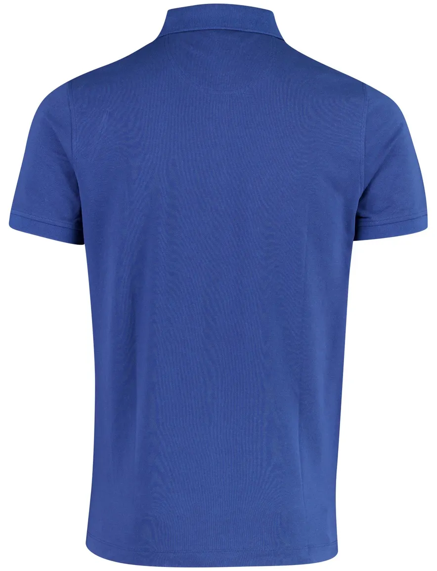 Portofino poloshirt v-hals donkerblauw stretch