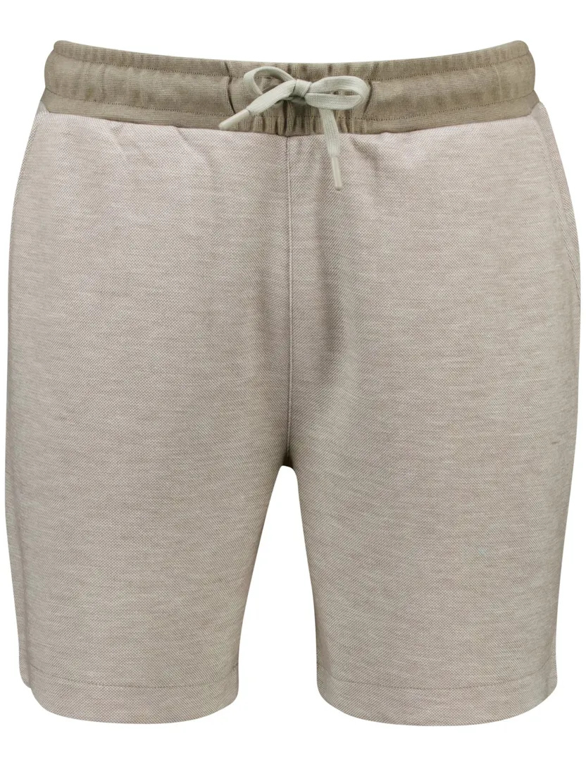 Lyle & Scott sweatshort bruin gemeleerd