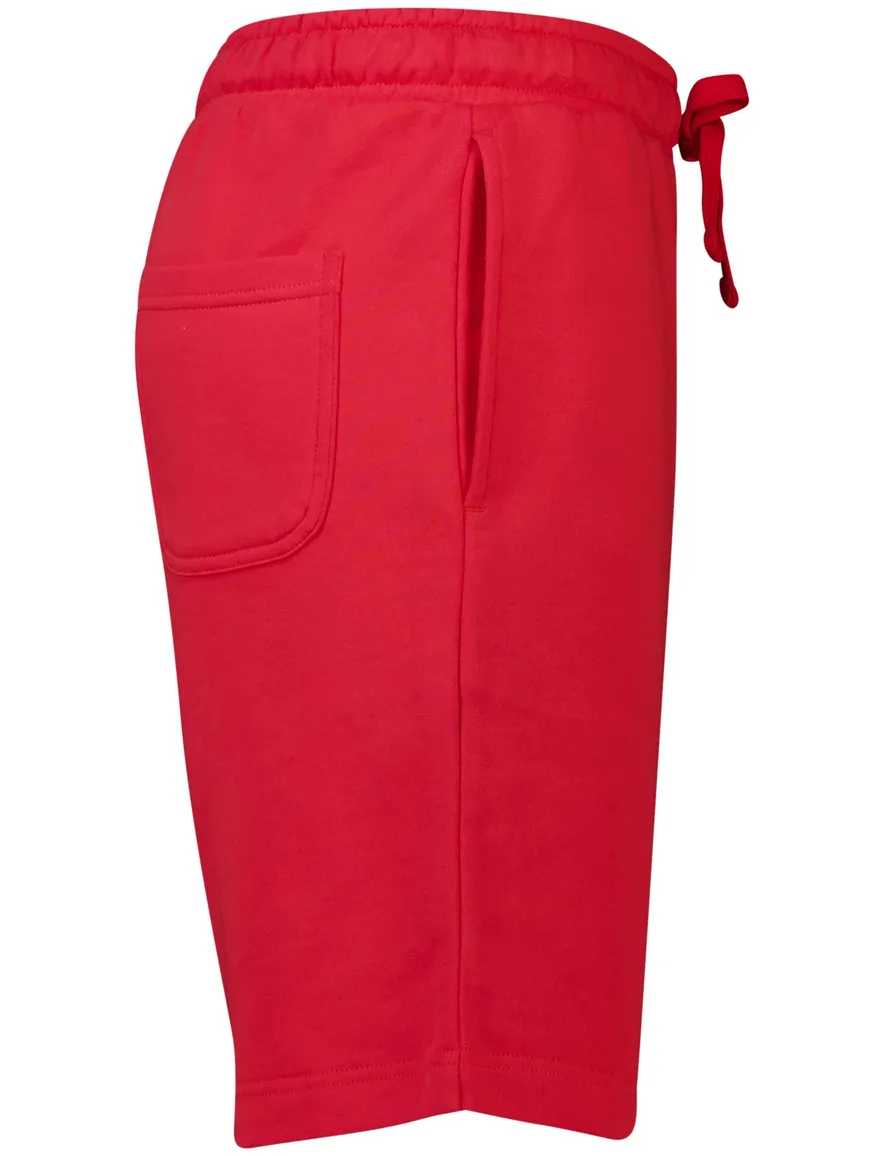 Lyle & Scott bermuda rood effen slim fit katoen