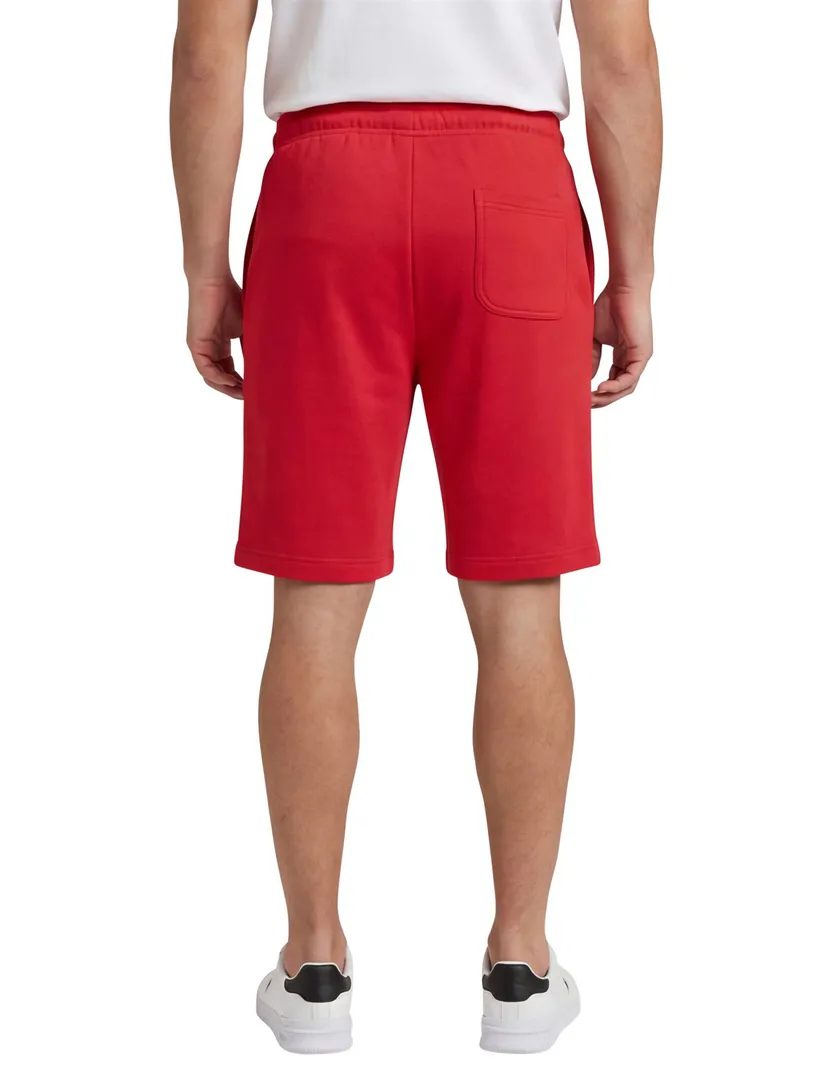 katoenen Lyle & Scott bermuda effen rood slim fit