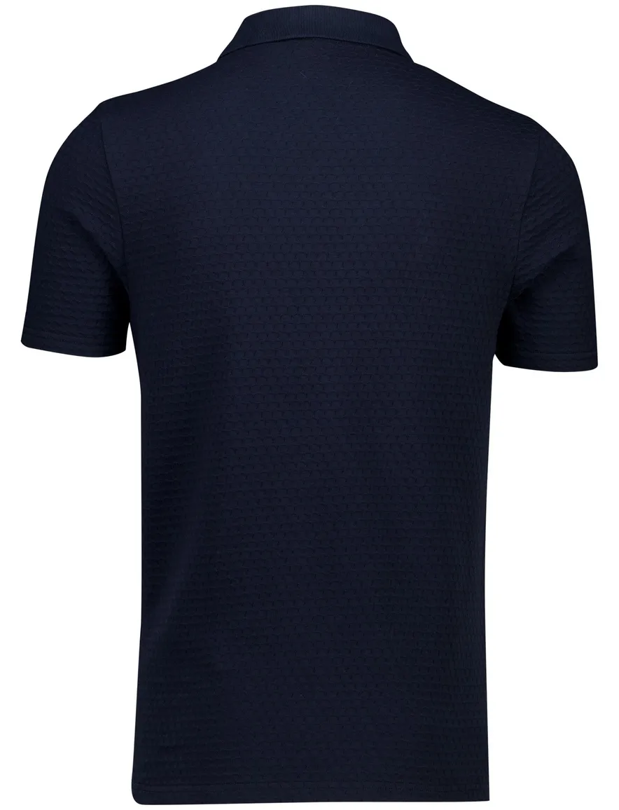 Lyle & Scott polo-shirt navy korte mouw