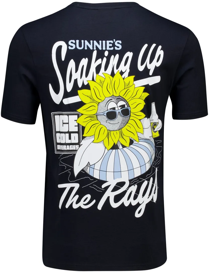 Lyle & Scott T-shirt donkerblauw korte mouw