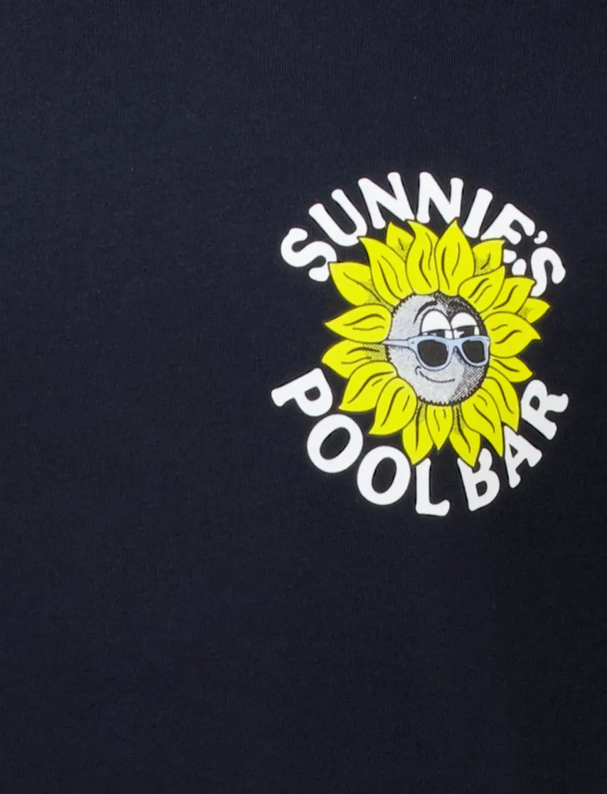 Lyle & Scott T-shirt donkerblauw