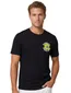 Lyle & Scott T-shirt zwart met print
