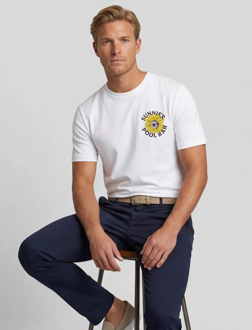 Lyle & Scott T-shirt wit