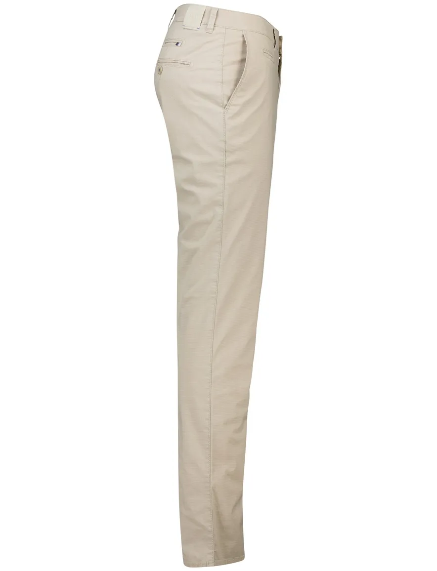 Brax pantalon 5-pocket Fabio beige wijde fit