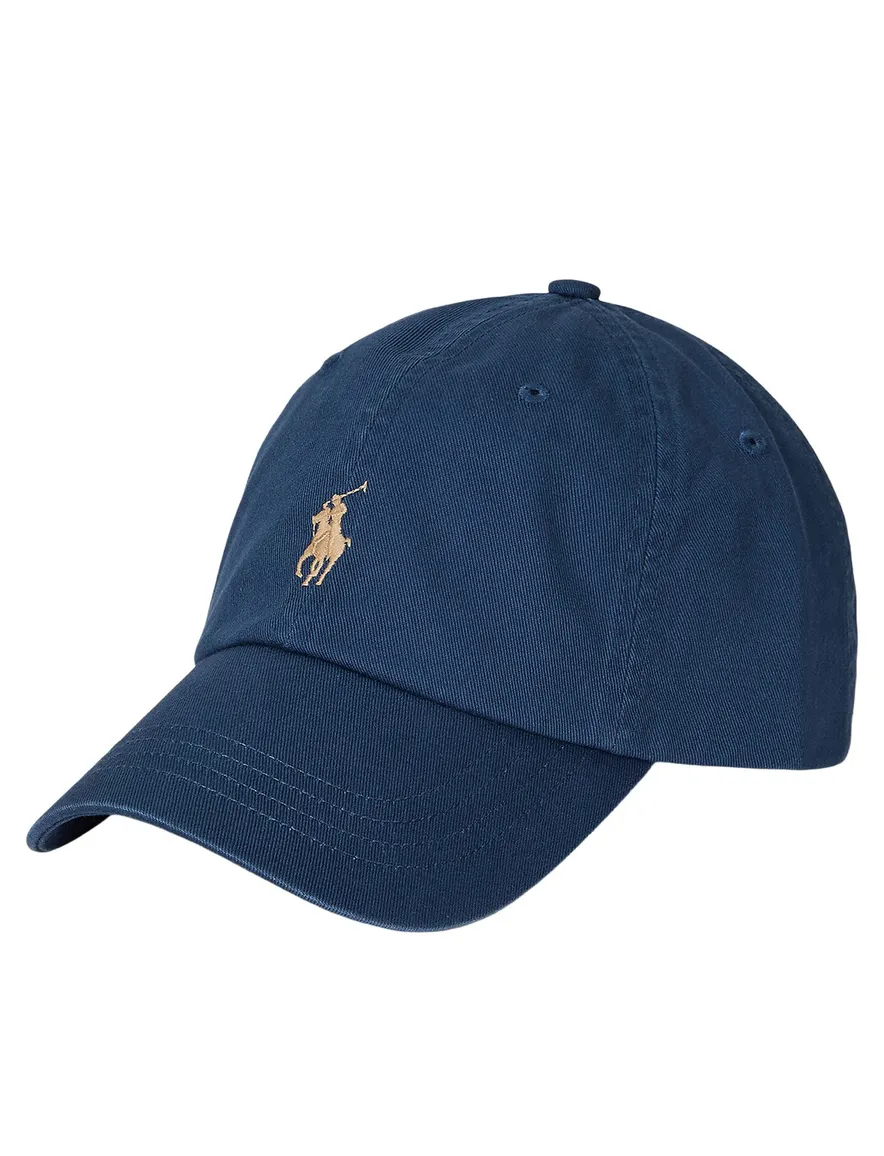 Polo Ralph Lauren blauw cap effen katoen