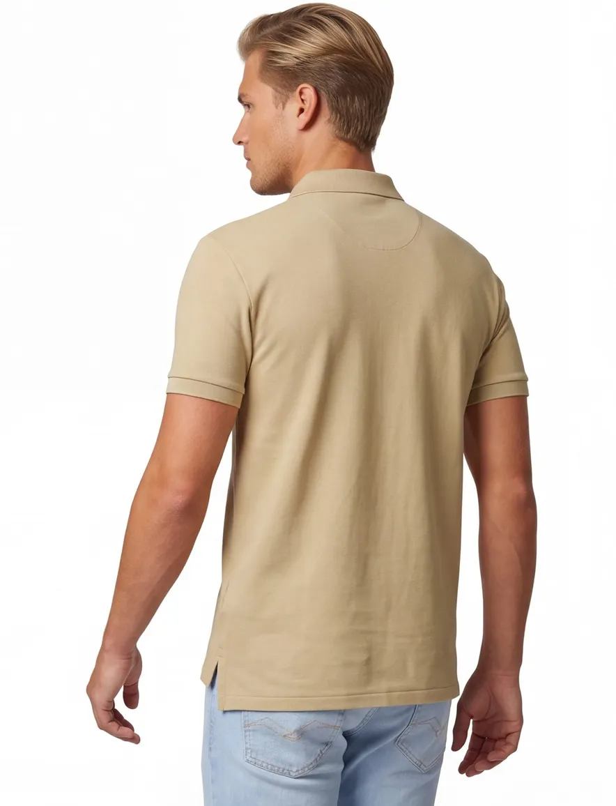 Polo Ralph Lauren polo khaki 2-knoops