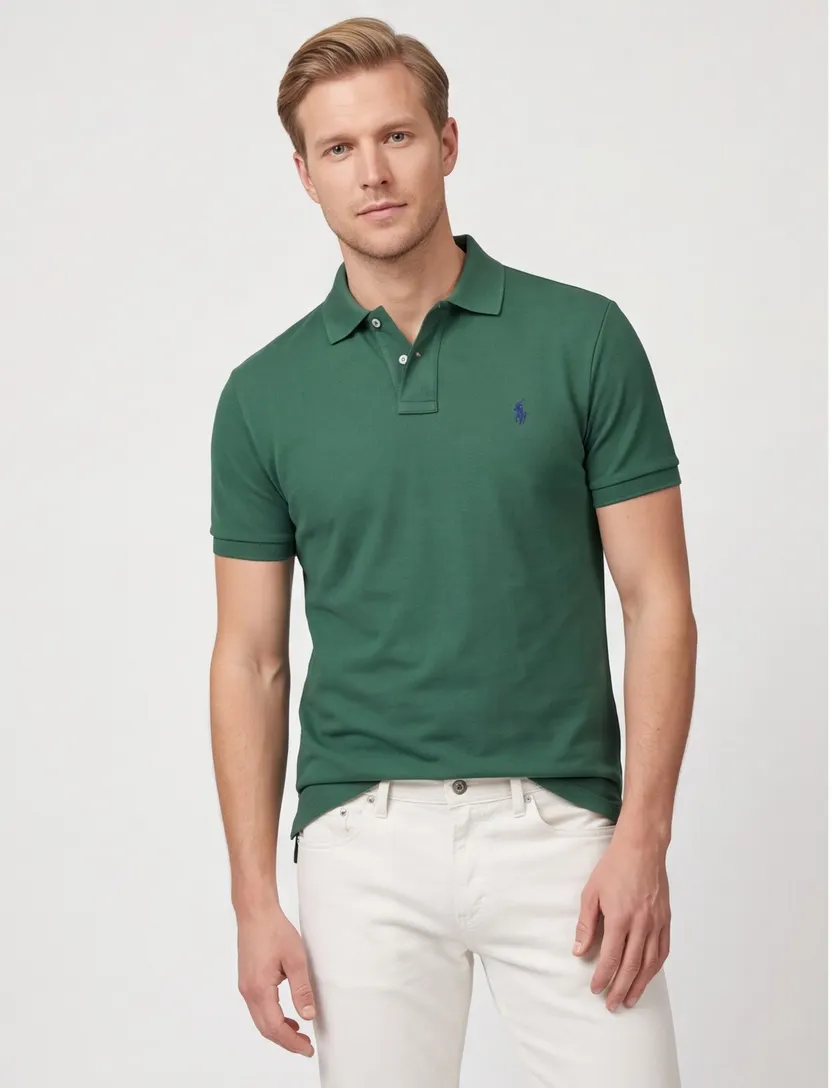 Polo Ralph Lauren polo groen effen