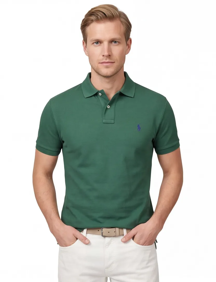 Polo Ralph Lauren polo groen effen