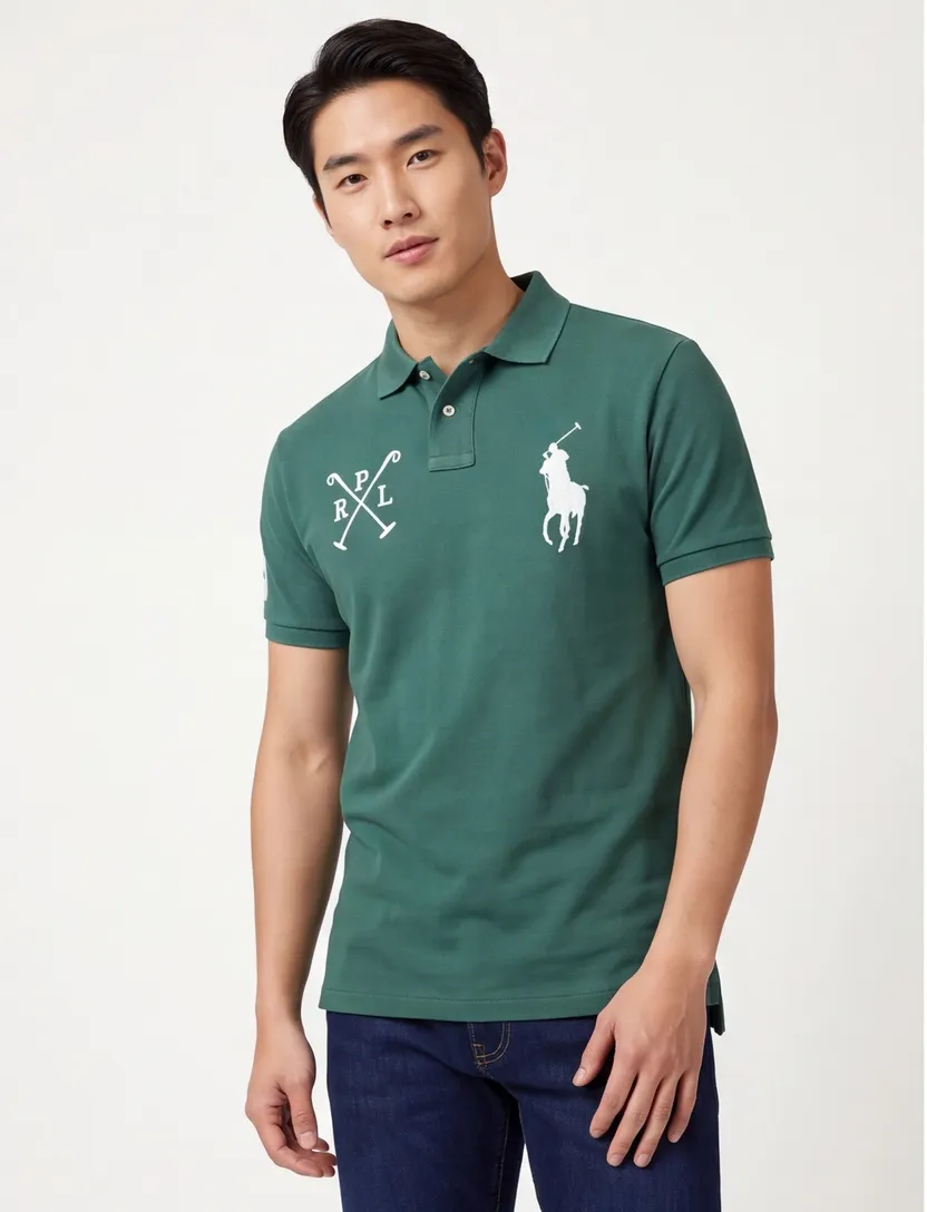 Polo Ralph Lauren polo groen katoen