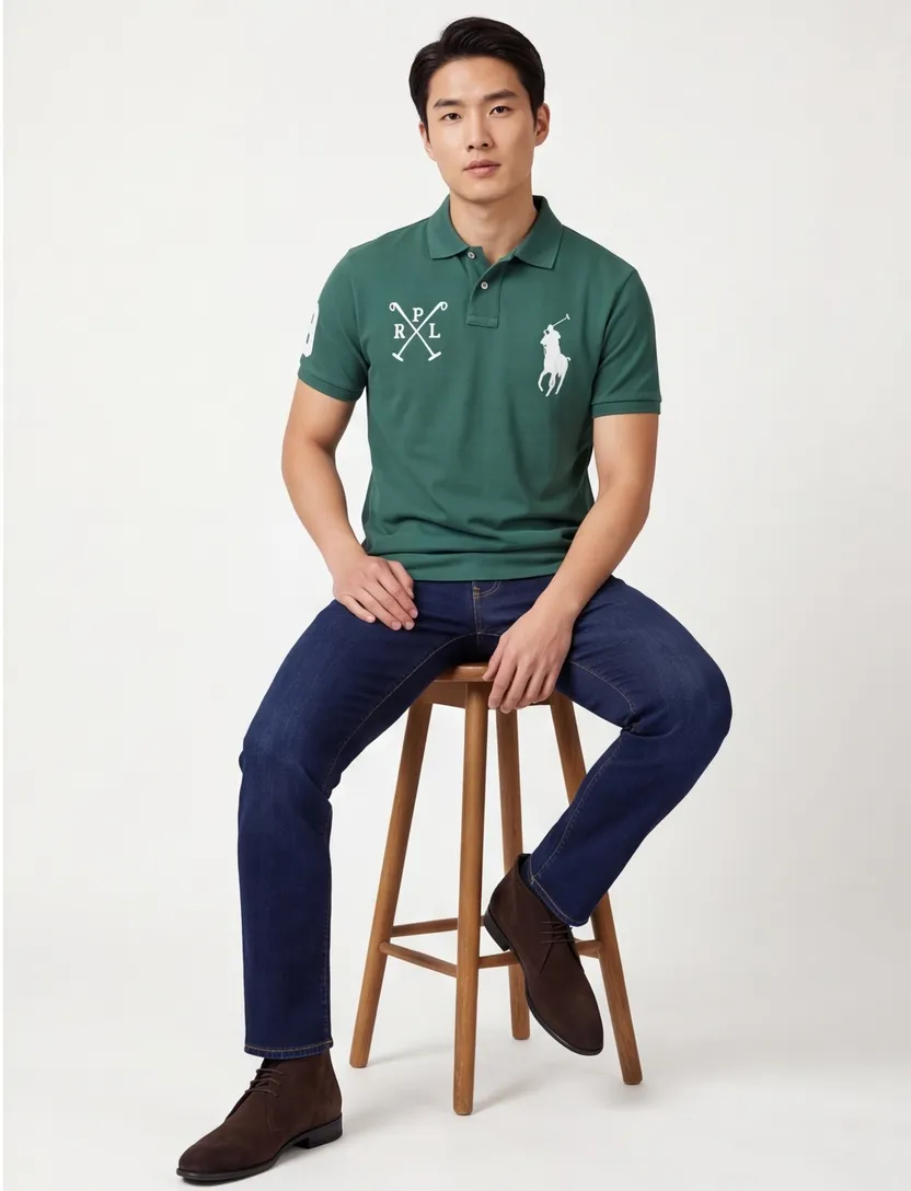 Polo Ralph Lauren polo groen katoen