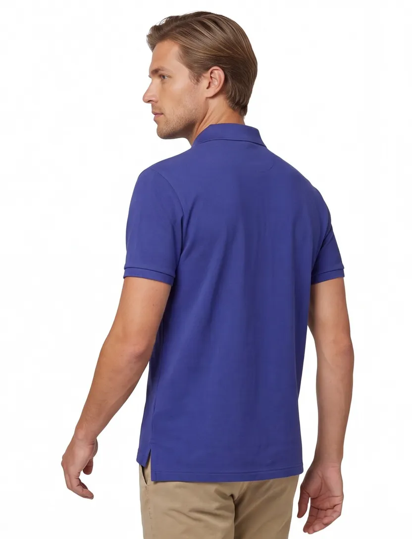 Polo Ralph Lauren polo blauw 2-knoops