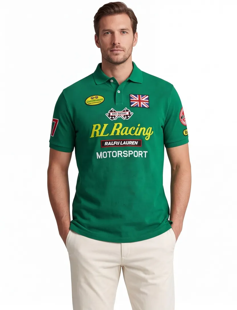 Polo Ralph Lauren polo groen 2-knoops
