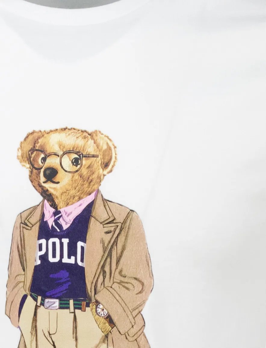 Polo Ralph Lauren t-shirt wit met beer