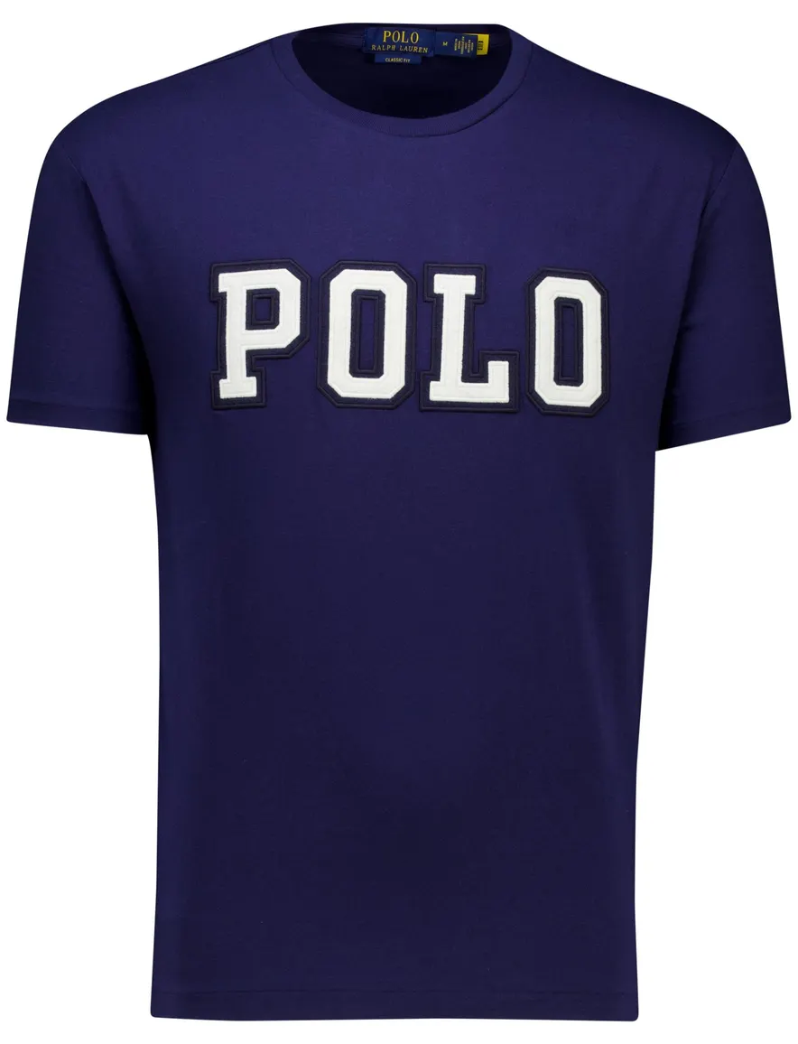 Polo Ralph Lauren T-shirt donkerblauw met opdruk