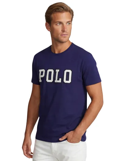 Polo Ralph Lauren Polo Ralph Lauren T-shirt donkerblauw met opdruk
