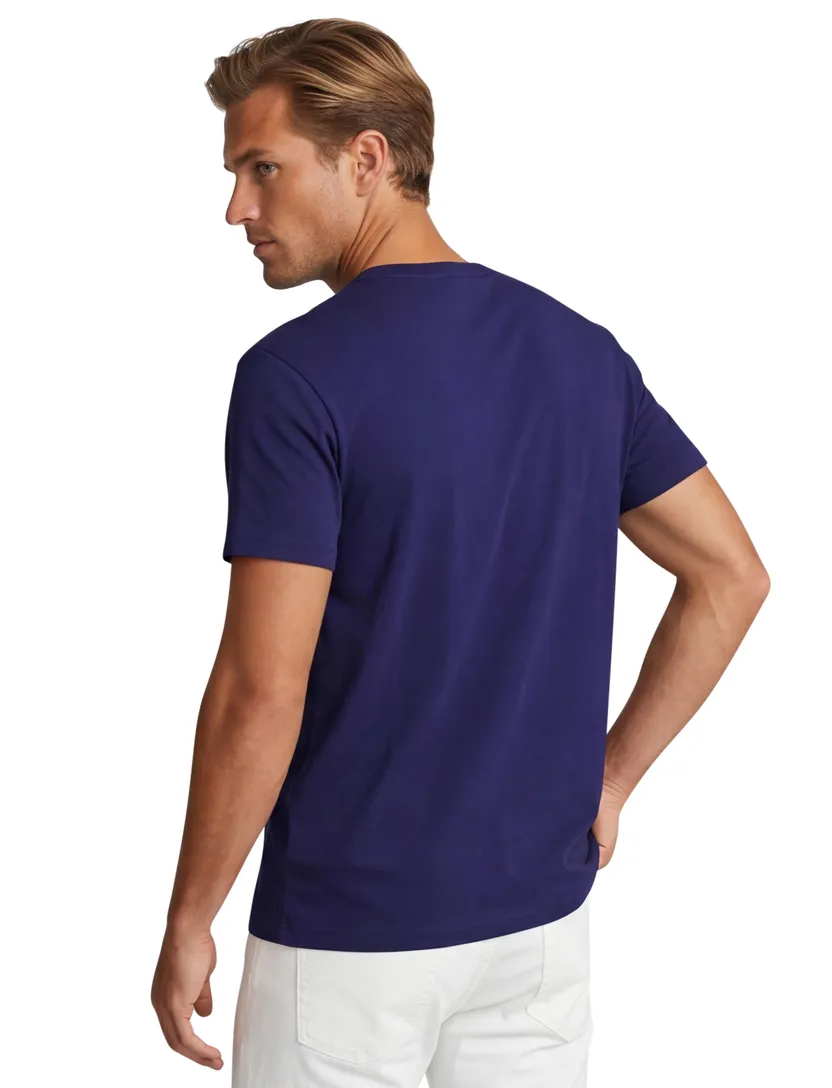Polo Ralph Lauren T-shirt donkerblauw ronde hals