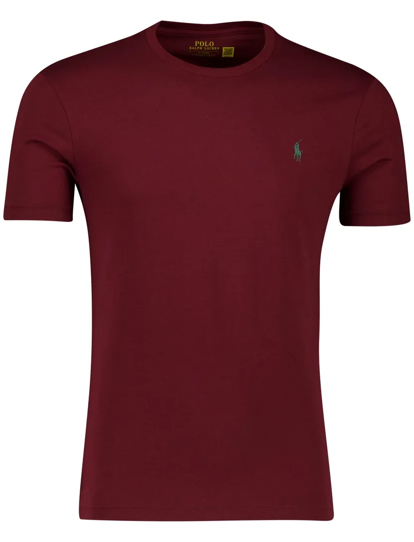 Polo Ralph Lauren custom slim Fit t-shirt bordeaux