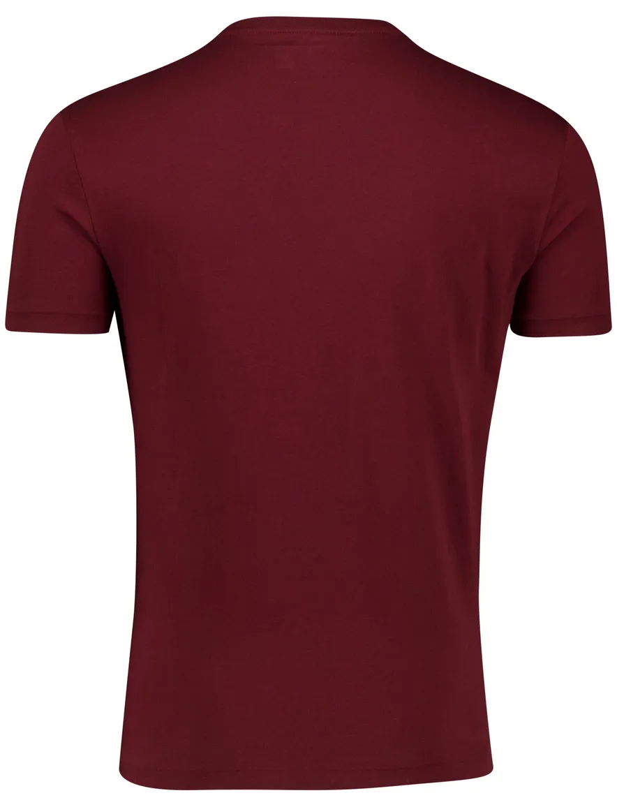 Polo Ralph Lauren custom Slim Fit t-shirt effen rood