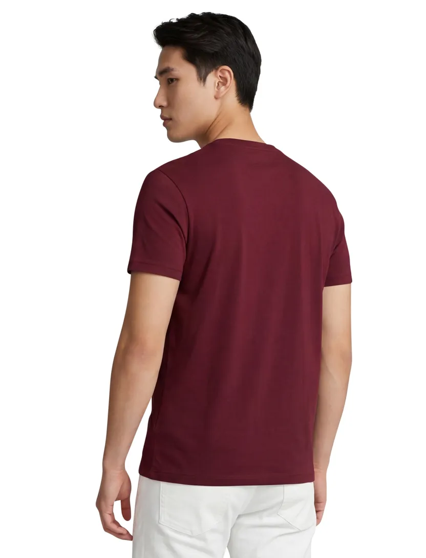 Polo Ralph Lauren custom slim Fit t-shirt bordeaux